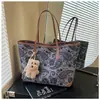 Bolsa Tote de Gran Capacidad para Mujer Otoño e Invierno, Textura Vintage, Bolsa de Viaje 2025, Bolso de Hombro Versátil de Estilo Étnico de Nicho