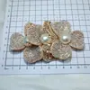 Flor de Tres Pétalos Caliente Diamante Tridimensional Lazo de Perla Bolso Ropa Zapatos Zapatos de Flor Sombreros Accesorios para el Cabello Accesorios de Ropa Accesorios Al por Mayor