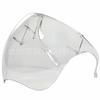 Máscara de isolamento para os olhos Máscara protetora Anti-gotículas Nova máscara para os olhos Óculos antiembaçantes Adulto Colorido Rosto Completo Headgear