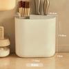 Portapalillos y Cuchillos de Pared Color Crema Auto-Diseñado, Escurridor de Palillos y Utensilios de Cocina sin Taladro, Portapalillos