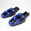 Reposapiés de aleación de aluminio para motocicleta transfronterizos, coloridos, ajustables, multiángulo, resistentes al desgaste y duraderos, piezas de modificación universales