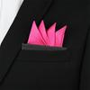 Lenço de Bolso Formal Masculino para Negócios Casamento Estilo Britânico Coreano Inserção Direta Quadrado Lenço de Peito Sem Dobras