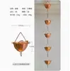 Cadena de Lluvia Cadena de Drenaje Campana de Lluvia Patio Japonés Alero Sumidero de Drenaje Tubería de Casa Embudo de Lluvia Accesorios para Cadena de Lluvia