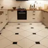Tapete de cozinha antiderrapante à prova de óleo, limpe e não lave, piso totalmente pavimentado, couro, costura de PVC, resistente ao desgaste, tapete especial