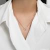 2026 Nuevo Collar de Lazo Estilo Coreano Simple Moda Femenina Tendencia Cadena para Clavícula Celebridad de Internet Regalo para Novia