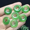 Fivela de Princesa Cristalina 20mm Fivela da Paz Fivela Excêntrica Brincos Pingente Joias de Jade DIY Grampo de Cabelo Brincos Acessórios de Jade