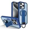 Adecuado para Apple 16Promax Funda Plegable Invisible para Teléfono Móvil Anillo Anticaídas Iphone15 Funda Magnética para Teléfono Móvil