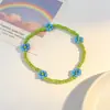 Pulsera Bohemia de Semillas de Flores Margaritas de Colores, Flores Pequeñas, Fresca y Dulce