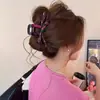 Pinza para el pelo coreana estilo Yiwu, pinza de tiburón floral de alta gama de lujo primavera-verano, nuevo accesorio para el pelo de garra dulce 2026