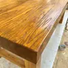 Mesa de Chá de Madeira de Ulmeiro Antiga, Mesa de Madeira Maciça, Mesa de Escritório, Mesa Simples de Madeira Natural, Mesa de Jantar para Casa, Mesa de Chá Vintage, Mesa e Cadeiras para Pousada