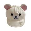 Boné de Beisebol com Viseira de Desenho Animado Fofo Estilo Japonês para Mulheres, Chapéu de Proteção Solar para Primavera e Verão, Boné de Beisebol Urso Versátil para Estudantes