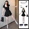 Saia Curta Evasê Pequena Verão Versão Coreana Novo Desejo Puro Emagrecimento da Cintura Moda Vestido Elegante Feminino Atacado