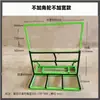 Carrinho de Transporte Logístico Robusto de Quatro Rodas, Dobrável, para Vidro de Porta e Janela, com Rack Dupla Face, para Gesso Acartonado, Azulejo, Puxado Manualmente