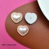 Estilo coreano geométrico pérola diamante fundo plano pequeno remendo de resina estilo perfumado diy headwear grampo de cabelo caso do telefone móvel acessórios de vestuário