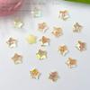 Explosivo Macaron Aurora Mocha Estrela Nail Art Jóias Cor Mini Estrela de Cinco Pontas Nail Art Jóias Nail Art Jóias de Diamante