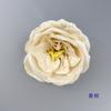 Artificial austin rosa flor cabeça de grama núcleo rosa flor salão de casamento flor parede arranjo de flores DIY material saco de flores flor de seda