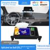 Adequado para Audi novo Q5l tela de controle central caixa de armazenamento traseira 21-23q5 painel de instrumentos carro suporte para celular armazenamento