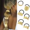 Presilhas de Cabelo Estilo Europeu e Americano, Argolas de Cabelo Minimalistas e Cool de Liga, Elásticos de Cabelo para Mulheres, Novos Acessórios de Cabelo de Alta Qualidade, Faixas de Cabelo em Estoque