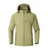 Chaqueta Casual Cortavientos con Capucha de una Sola Capa para Hombre para Otoño e Invierno, Chaqueta Deportiva para Montañismo, Transfronteriza