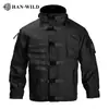 Chaqueta Táctica Han Ye Primavera y Otoño Mark 1 Abrigo Táctico para Hombre Impermeable Resistente al Viento Resistente a los Arañazos Resistente al Desgaste Repelente al Agua para Exteriores
