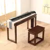 Mesa Stool Guqin de Madeira Maciça Novo Estilo Chinês Mesa de Ressonância Qin Madeira de Ulmeiro Velho Guzheng Mesa Antiga de Caligrafia Mesa de Sinologia Mesa de Cerimônia do Chá
