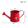 Maceta de hierro forjado de color caramelo, tienda de flores, ramo hecho a mano, bolsa de flores, maceta de hojalata de colores, cubo para arreglos florales del Día del Maestro