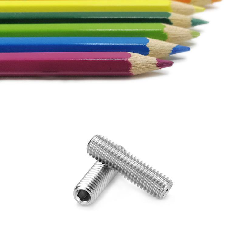 304不锈钢凹端紧定丝机米螺丝