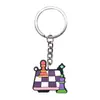 Llavero Colgante de Consola de Juegos Llavero con Mango de Goma Blanda de PVC Llavero DIY Decoración de Mochila Regalo de Amazon