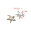 Novo Pingente de Coração de Pêssego Borboleta Estrela com Gotejamento de Óleo em Aço Inoxidável Colar Pulseira Francesa Transfronteiriça Acessórios de Joias DIY