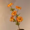 Crisântemo Artificial de Alta Qualidade Decoração de Casamento Arranjo de Flores Arte Floral Materiais para Paisagismo Residencial Flores Artificiais Adereços para Fotografia