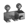 Secador de Pelo Estante de Almacenamiento sin Taladro Colgador de Secador de Pelo Eléctrico para Baño Soporte de Pared Baño Hogar Almacenamiento Pared