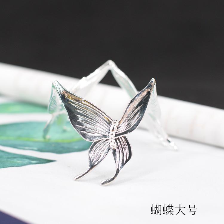 蝴蝶摆件银大号