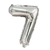 Globos Digitales de 32 pulgadas Empacados Individualmente, Decoraciones de Cumpleaños Versión Americana, Globos Decorativos Flotantes de Papel de Aluminio con Helio