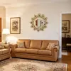 Espejo de Pared para Entrada Estilo Europeo Más Vendido Transfronterizo, Pared de Fondo Creativa para Sofá de Sala de Estar Estilo Americano, Espejo de Pared Decorativo de Lujo Ligero