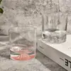 Copo Monte Fuji Design de Nicho Vidro Simples Copo de Água Doméstico Whiskey Rosa Copo Montanha Nevada Copo de Coquetel