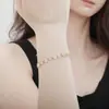 Pulsera de circonita cúbica marquise brillante de alta gama, diseño de joyería personalizado, nuevo accesorio exquisito de nicho de lujo ligero de alta gama