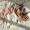 Camisetas de Primavera y Otoño para Niños y Niñas, Elegantes Camisetas Térmicas de Base Bordadas con Dibujos Animados de Moda Estilo Coreano