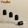 Botellas de Vidrio Transparente con Rodillo de 1ml, 2ml, 3ml, 5ml, Botellas para Aceites Esenciales, Botellas de Perfume, Botellas de Muestra, Botellas para Envase de Prueba, En Stock Transfronterizo