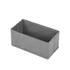 Conjunto de Caixas Organizadoras de Tecido Não Tecido, Estilo Simples, Caixa Dobrável para Armazenamento de Roupas e Acessórios, Adequado para Armazenamento em Gaveta e Guarda-Roupa