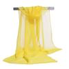 Lenço Longo de Chiffon Estampado Floral Feminino Novo Atacado em Estoque Pequeno Lenço Produto Novo Primavera 2025