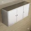 Armário de Parede para Banheiro de Aço Inoxidável Armário de Cozinha Armário de Louça Armário de Armazenamento Prateleira Simples para Varanda Armário de Armazenamento Armário Lateral