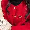 Broche de Caballo Red Velvet de Año Nuevo para Mujer, Pin de Lujo de Alta Gama para Combinar con Suéteres, Broche del Año del Caballo con Cierre