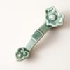 Suporte para Canetas Ruyi de Cerâmica Suporte para Palitos de Chá Acessórios para Cerimônia do Chá Celadon Conjunto de Tampa para Suporte de Canetas Pequeno Pote