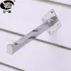 Accesorios para Estantes de Supermercado, Soportes para Panel Ranurado Engrosados, Soportes para Vidrio, Soportes Universales para Panel Ranurado, Brazos de Soporte para Estantes