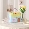 Bonita bolsa de maquillaje pequeña para mujer, bolsa de viaje portátil, bolsa de almacenamiento de cosméticos impermeable, bolsa de almacenamiento de gran capacidad