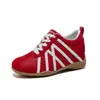 Zapatillas de ballet para mujer que aumentan la altura para personas menudas, nuevo modelo de verano 2026, zapatillas deportivas casual retro de suela blanda