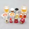 Colgante para Pendiente Colgante Hecho a Mano DIY Taza de Cerveza DIY Llavero de Kétchup DIY Accesorios en Miniatura de Resina Venta al por Mayor