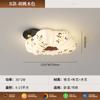 Lámpara de Dormitorio 2025 Nuevo Espectro Completo Protección Ocular Estilo Canción Estética Cubierta de Tela Lámpara de Techo Artística para Restaurante Lámparas Zhongshan