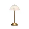 Lámpara de Mesa Retro Regulable de Cristal Transfronteriza, Lámpara de Atmósfera de Lujo Ligero, Luz de Noche de Carga para Mesita de Noche, Control Táctil