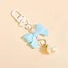 Colgante de macarrón con lazo de moda accesorio para teléfono con corbata de lazo para llaves accesorio para funda de auriculares accesorio para bolsa y ropa regalo para estudiante